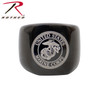 Rothco Stainless Steel USMC Eagle, Globe and Anchor Ring - Black