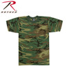 Rothco Woodland Camo T-Shirt With Pocket