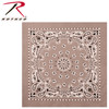 Rothco Trainmen Paisley Bandana &ndash; Extra-Large 27&rdquo; X 27"