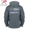 Rothco Concealed Carry Thin Blue Line Hoodie