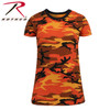 Rothco Womens Long Length Camo T-Shirt