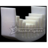 Plashlight Xx Series 200 W 9 To 36 Vdc 12600 Lumens Combination Beam 40-led 20 In Curved Double Row Light Bar, Akzonobel Marine White Polyester Powder Coated Housing|xx-20-5w-r-wht
