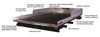 Extension Slide Out Truck Bed Tray 2200 lb Capacity CargoGlide CG2200XL-8048