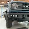 Bronco Steel Front Bumper Aux Pod Light Mounting Kit Grimm Offroad