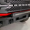 Bronco Steel Front Bumper 30In Center Light Mounting Bracket Kit Grimm Offroad