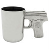 Ceramic Gun Mug Chrome 16.9 Oz