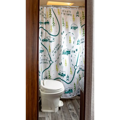 Life Is Better At The Campsite Shower Curtain | RV Accessories | The ...