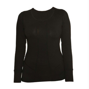 Cloud 9 Wmns Crew Blk Lg, made by Terramar - Cloud 9 Wmns Crew Blk Lg, made by Terramar -