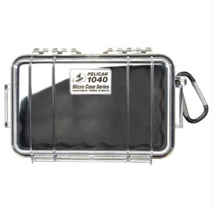 Micro Case 1040 Black/Clear, made by Pelican - 1040-025-100 Micro Case 1040 Black/Clear, made by Pelican - 1040-025-100