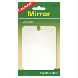 Stainless Steel Mirror, made by Coghlans - Stainless Steel Mirror, made by Coghlans -