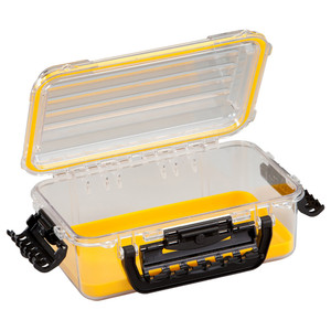 Plano Waterproof Polycarbonate Storage Box - 3600 Size - Yellow/Clear, made by Plano - 146000 Plano Waterproof Polycarbonate Storage Box - 3600 Size - Yellow/Clear, made by Plano - 146000