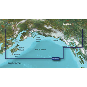Garmin BlueChart® g3 Vision® HD - VUS025R - Anchorage - Juneau - microSD™/SD™, made by Garmin - 010-C0726-00 Garmin BlueChart® g3 Vision® HD - VUS025R - Anchorage - Juneau - microSD™/SD™, made by Garmin - 010-C0726-00