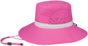Sunset Hat W/ Adjust Crd Fusha, made by Mega Cap - J7261-FUCHSIA Sunset Hat W/ Adjust Crd Fusha, made by Mega Cap - J7261-FUCHSIA