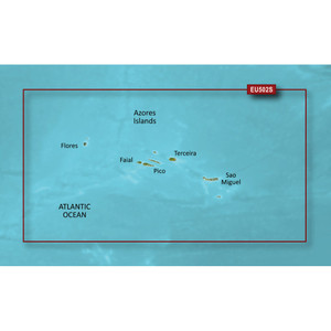 Garmin BlueChart® g3 Vision® HD - VEU502S - Azores Islands - microSD™/SD™, made by Garmin - 010-C0846-00 Garmin BlueChart® g3 Vision® HD - VEU502S - Azores Islands - microSD™/SD™, made by Garmin - 010-C0846-00