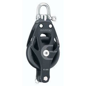 Harken 45mm Single Element Block w/Swivel & Becket, made by Harken - 6231 Harken 45mm Single Element Block w/Swivel & Becket, made by Harken - 6231