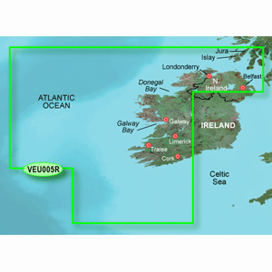 Garmin BlueChart® g3 Vision® HD - VEU005R - Ireland, West Coast - microSD™SD™, made by Garmin - 010-C0764-00 Garmin BlueChart® g3 Vision® HD - VEU005R - Ireland, West Coast - microSD™SD™, made by Garmin - 010-C0764-00