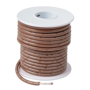 Ancor Tan 16 AWG Tinned Copper Wire - 100', made by Ancor - 101810 Ancor Tan 16 AWG Tinned Copper Wire - 100', made by Ancor - 101810
