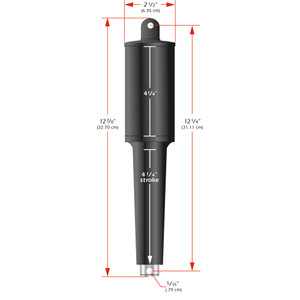 Lenco 102XD Extreme Duty Actuator - 24V - 4-1/4" Stroke - 5/16" Hardware, made by Lenco Marine - 15067-001 Lenco 102XD Extreme Duty Actuator - 24V - 4-1/4" Stroke - 5/16" Hardware, made by Lenco Marine - 15067-001