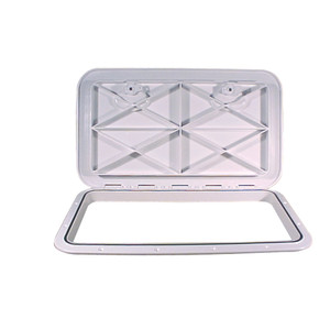 Beckson 14x24" Flush Hatch Vertical or Horizontal - White, made by Beckson Marine - Beckson 14x24" Flush Hatch Vertical or Horizontal - White, made by Beckson Marine -