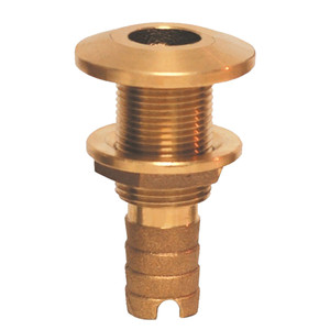 GROCO Bronze Hose Barb Thru-Hull Fitting - 1-1/8", made by GROCO - HTH-1125 GROCO Bronze Hose Barb Thru-Hull Fitting - 1-1/8", made by GROCO - HTH-1125