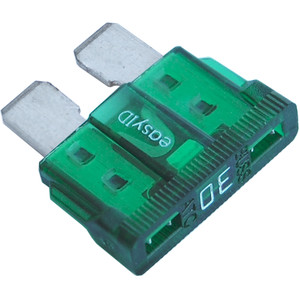 Blue Sea 5298 easyID ATC Fuse - 30 Amp, made by Blue Sea Systems - 5298 Blue Sea 5298 easyID ATC Fuse - 30 Amp, made by Blue Sea Systems - 5298