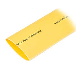 Ancor Heat Shrink Tubing 1" x 48" - Yellow - 1 Pieces, made by Ancor - 307948 Ancor Heat Shrink Tubing 1" x 48" - Yellow - 1 Pieces, made by Ancor - 307948