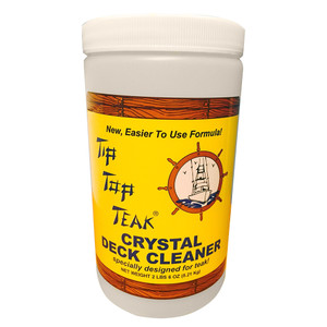 Tip Top Teak Crystal Deck Cleaner - Quart (2lbs 6oz), made by Tip Top Teak - TC 2000 Tip Top Teak Crystal Deck Cleaner - Quart (2lbs 6oz), made by Tip Top Teak - TC 2000