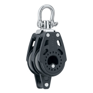 Harken 40mm Carbo Air Double Swivel Block w/Becket, made by Harken - 2639 Harken 40mm Carbo Air Double Swivel Block w/Becket, made by Harken - 2639