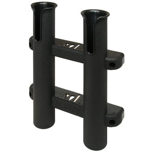 Sea-Dog Two Pole Side Mount Rod Storage Rack - Black, made by Sea-Dog - 325029-1 Sea-Dog Two Pole Side Mount Rod Storage Rack - Black, made by Sea-Dog - 325029-1