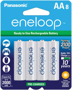 Eneloop Aa 8-Pk Rechargeable, made by ENELOOP - Eneloop Aa 8-Pk Rechargeable, made by ENELOOP -
