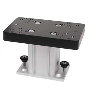 Cannon Aluminum Fixed Base Downrigger Pedestal - 4", made by Cannon - 1904030 Cannon Aluminum Fixed Base Downrigger Pedestal - 4", made by Cannon - 1904030