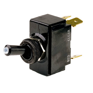 Cole Hersee Lighted Tip Toggle Switch SPST On-Off 4 Blade, made by Cole Hersee - M-54111-01-BP Cole Hersee Lighted Tip Toggle Switch SPST On-Off 4 Blade, made by Cole Hersee - M-54111-01-BP
