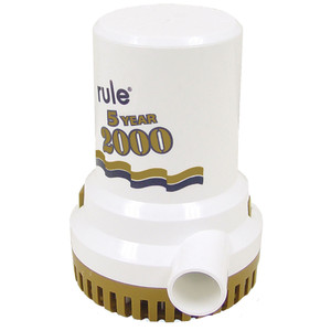 Rule 2000 G.P.H. "Gold Series" Bilge Pump, made by Rule - 09 Rule 2000 G.P.H. "Gold Series" Bilge Pump, made by Rule - 09