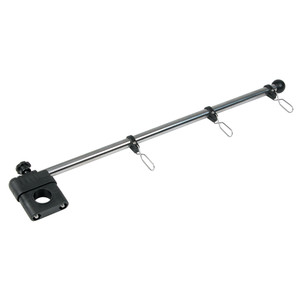 Whitecap 17" Rail Mount Flag Pole - 1/2" Diameter, Stainless Steel Staff Nylon Mount, made by Whitecap - S-5010 Whitecap 17" Rail Mount Flag Pole - 1/2" Diameter, Stainless Steel Staff Nylon Mount, made by Whitecap - S-5010