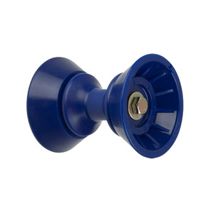 C.E. Smith 3" Bow Bell Roller Assembly - Blue TPR, made by C.E. Smith - 29330 C.E. Smith 3" Bow Bell Roller Assembly - Blue TPR, made by C.E. Smith - 29330