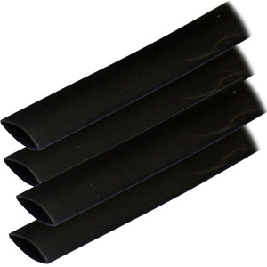 Ancor Adhesive Lined Heat Shrink Tubing (ALT) - 3/4" x 12" - 4-Pack - Black, made by Ancor - 306124 Ancor Adhesive Lined Heat Shrink Tubing (ALT) - 3/4" x 12" - 4-Pack - Black, made by Ancor - 306124