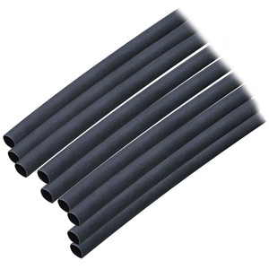 Ancor Adhesive Lined Heat Shrink Tubing (ALT) - 3/16" x 6" - 10-Pack - Black, made by Ancor - 302106 Ancor Adhesive Lined Heat Shrink Tubing (ALT) - 3/16" x 6" - 10-Pack - Black, made by Ancor - 302106