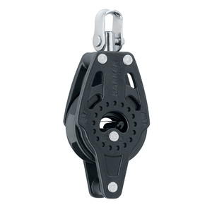 Harken 40mm Carbo Single Ratchet Block w/Swivel & Becket, made by Harken - 2609 Harken 40mm Carbo Single Ratchet Block w/Swivel & Becket, made by Harken - 2609