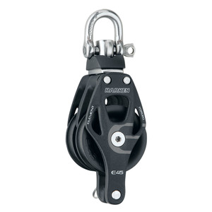 Harken 45mm Double Element Block w/Swivel & Becket, made by Harken - 6239