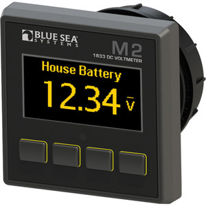 Blue Sea 1833 M2 DC Voltmeter, made by Blue Sea Systems - 1833 Blue Sea 1833 M2 DC Voltmeter, made by Blue Sea Systems - 1833