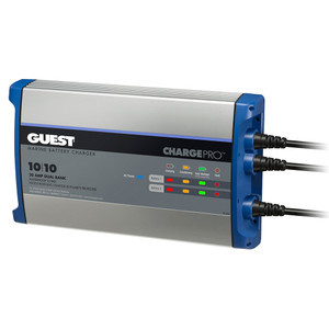 Guest On-Board Battery Charger 20A / 12V - 2 Bank - 120V Input, made by Guest - 2720A Guest On-Board Battery Charger 20A / 12V - 2 Bank - 120V Input, made by Guest - 2720A