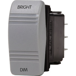 Blue Sea 8216 Dimmer Control Switch - Gray, made by Blue Sea Systems - 8216 Blue Sea 8216 Dimmer Control Switch - Gray, made by Blue Sea Systems - 8216