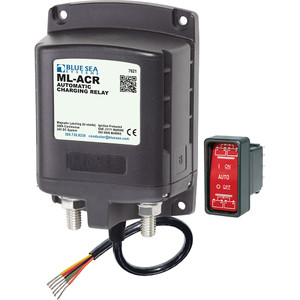 Blue Sea 7621 ML-Series Automatic Charging Relay (Magnetic Latch) 24V DC, made by Blue Sea Systems - 7621 Blue Sea 7621 ML-Series Automatic Charging Relay (Magnetic Latch) 24V DC, made by Blue Sea Systems - 7621