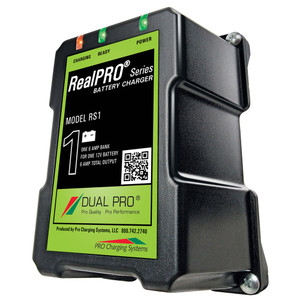 Dual Pro RealPRO Series Battery Charger - 6A - 1-Bank - 12V, made by Dual Pro - RS1 Dual Pro RealPRO Series Battery Charger - 6A - 1-Bank - 12V, made by Dual Pro - RS1