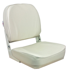 Springfield Economy Folding Seat - White, made by Springfield Marine - 1040629 Springfield Economy Folding Seat - White, made by Springfield Marine - 1040629