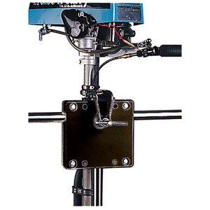 Sea-Dog Poly Rail Mount Motor Bracket - Black, made by Sea-Dog - 327151-1 Sea-Dog Poly Rail Mount Motor Bracket - Black, made by Sea-Dog - 327151-1