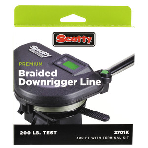 Scotty Premium Power Braid Downrigger Line - 400ft of 200lb Test, made by Scotty - 2702K Scotty Premium Power Braid Downrigger Line - 400ft of 200lb Test, made by Scotty - 2702K
