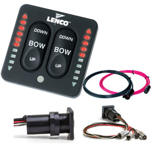 Lenco LED Indicator Integrated Tactile Switch Kit w/Pigtail f/Dual Actuator Systems, made by Lenco Marine - 15171-001 Lenco LED Indicator Integrated Tactile Switch Kit w/Pigtail f/Dual Actuator Systems, made by Lenco Marine - 15171-001