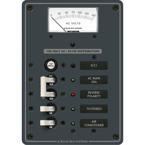 Blue Sea 8102 ELCI GFCI Panel AC 2 Position, made by Blue Sea Systems - 8102 Blue Sea 8102 ELCI GFCI Panel AC 2 Position, made by Blue Sea Systems - 8102