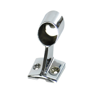 Whitecap Forward Handrail Stanchion - 316 Stainless Steel - 7/8" Tube O.D., made by Whitecap - 6080C Whitecap Forward Handrail Stanchion - 316 Stainless Steel - 7/8" Tube O.D., made by Whitecap - 6080C